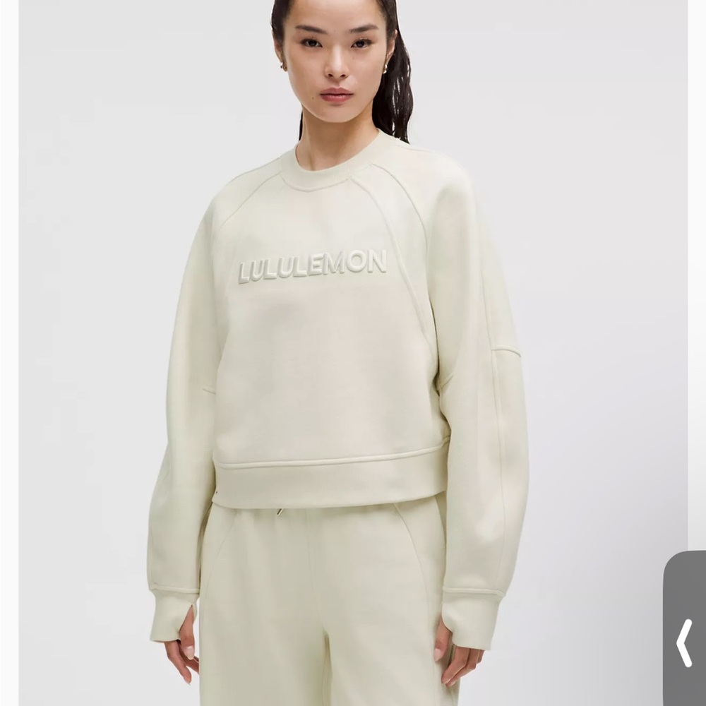 lululemon athletica Cream Oversized Boxy Sweatshirt